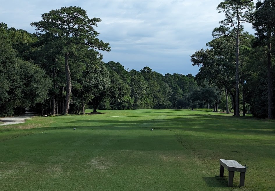 A photo of Chechessee Creek Club on the fifth hole.