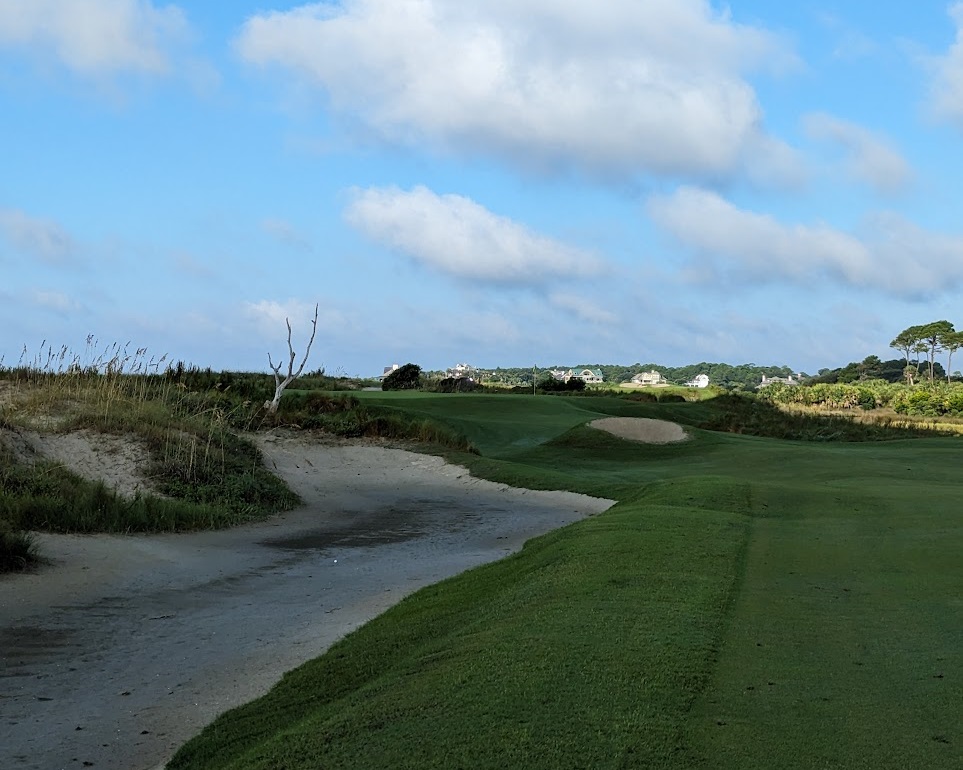 A photo of the Ocean Course at Kiawah Island from the eleventh hole