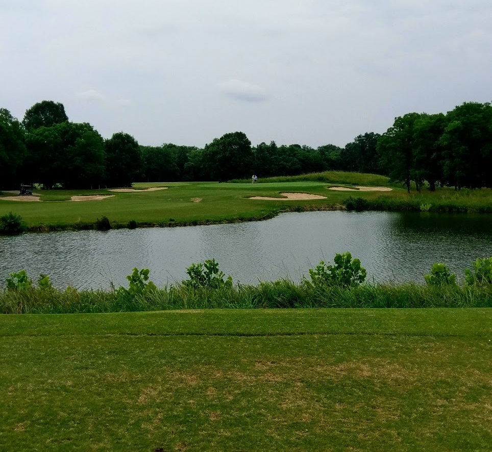 A picture of the President's Reserve course at Hermitage Golf Course from the seventh hole