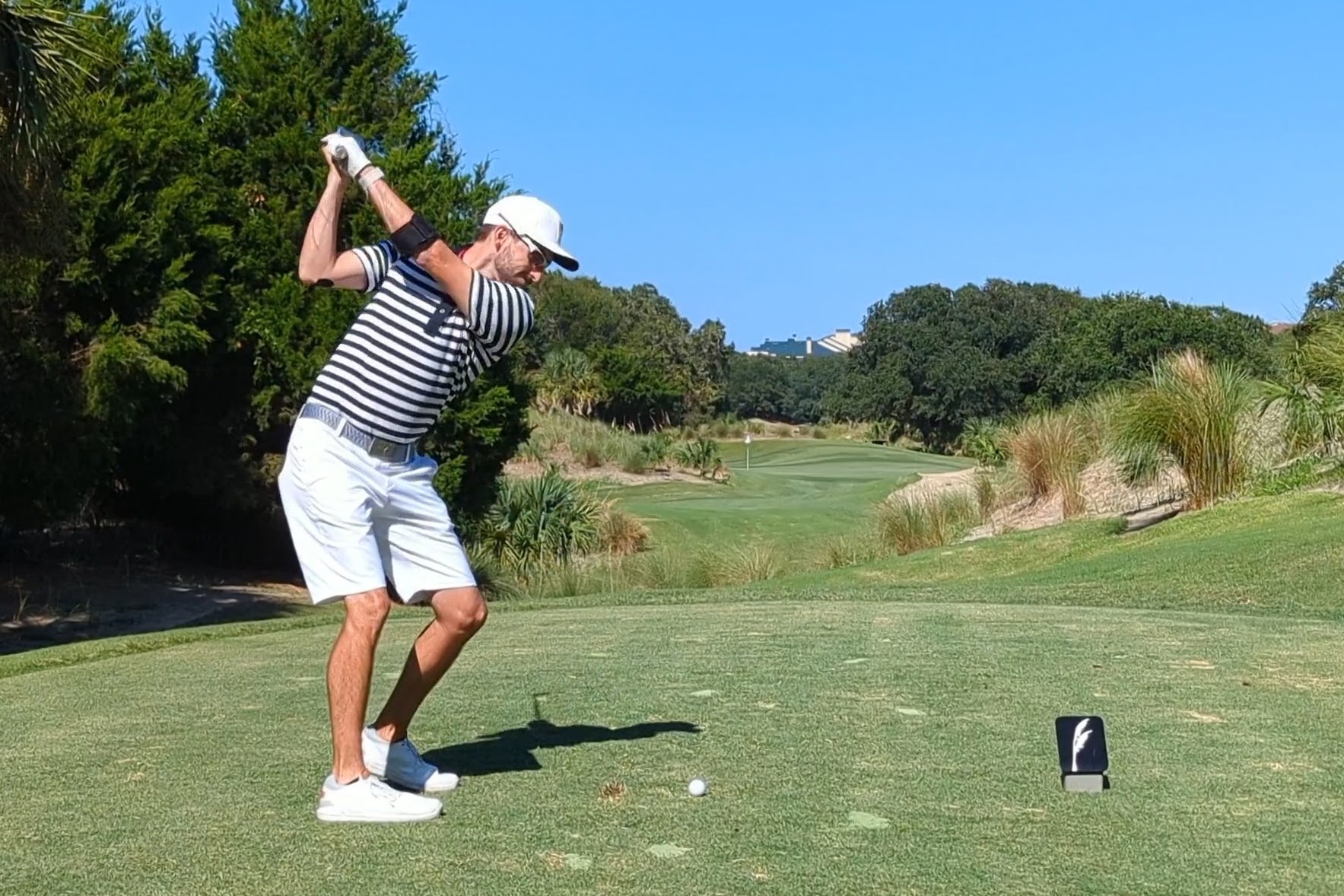 A picture of the Links Course at Wild Dunes Resort from the twelfth