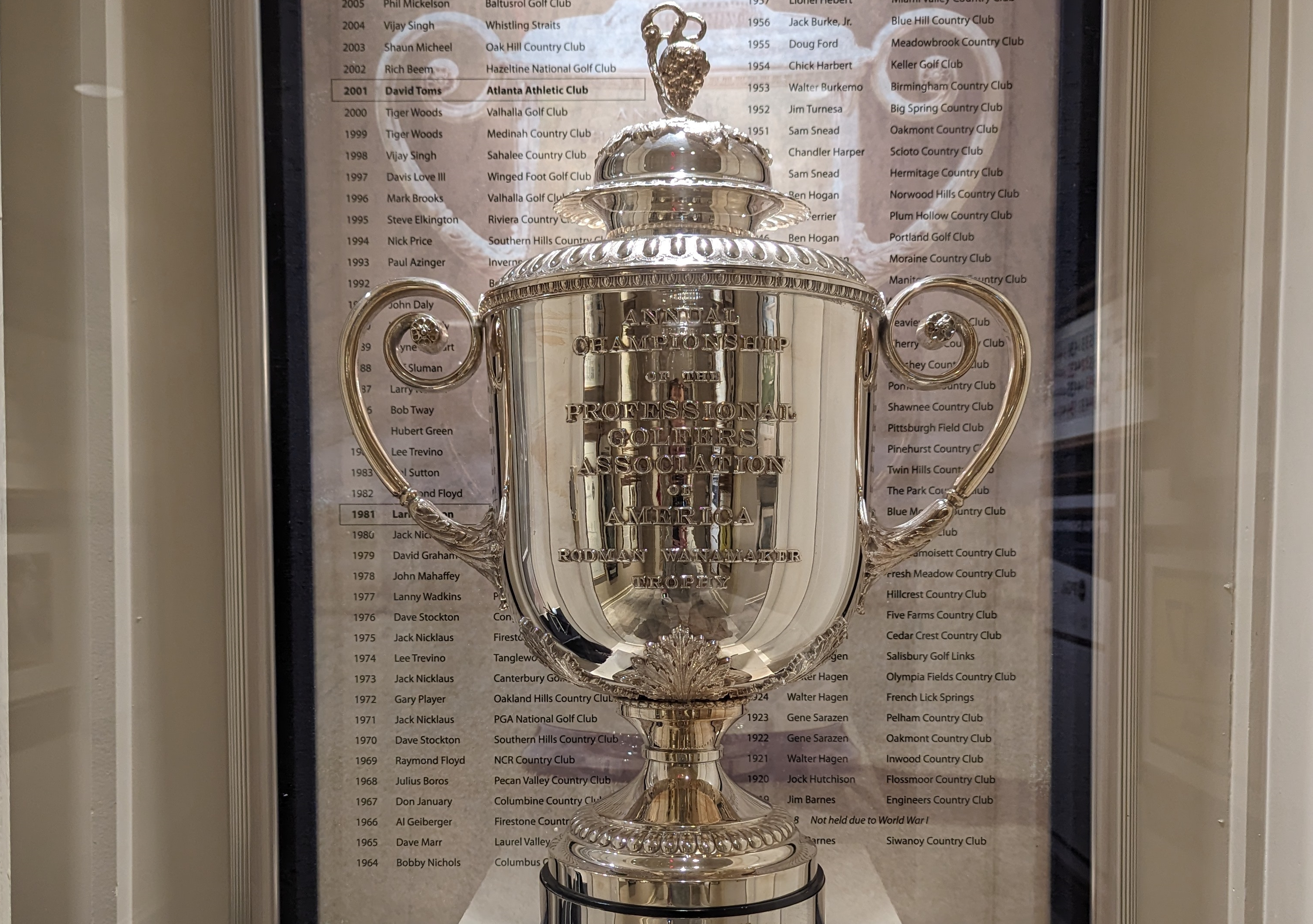 A photo of Atlanta Athletic Club from the clubhouse.
