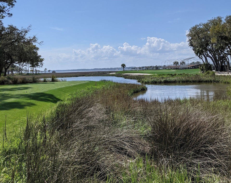 A photo of Harbour Town Golf Links from the seventeenth hole
