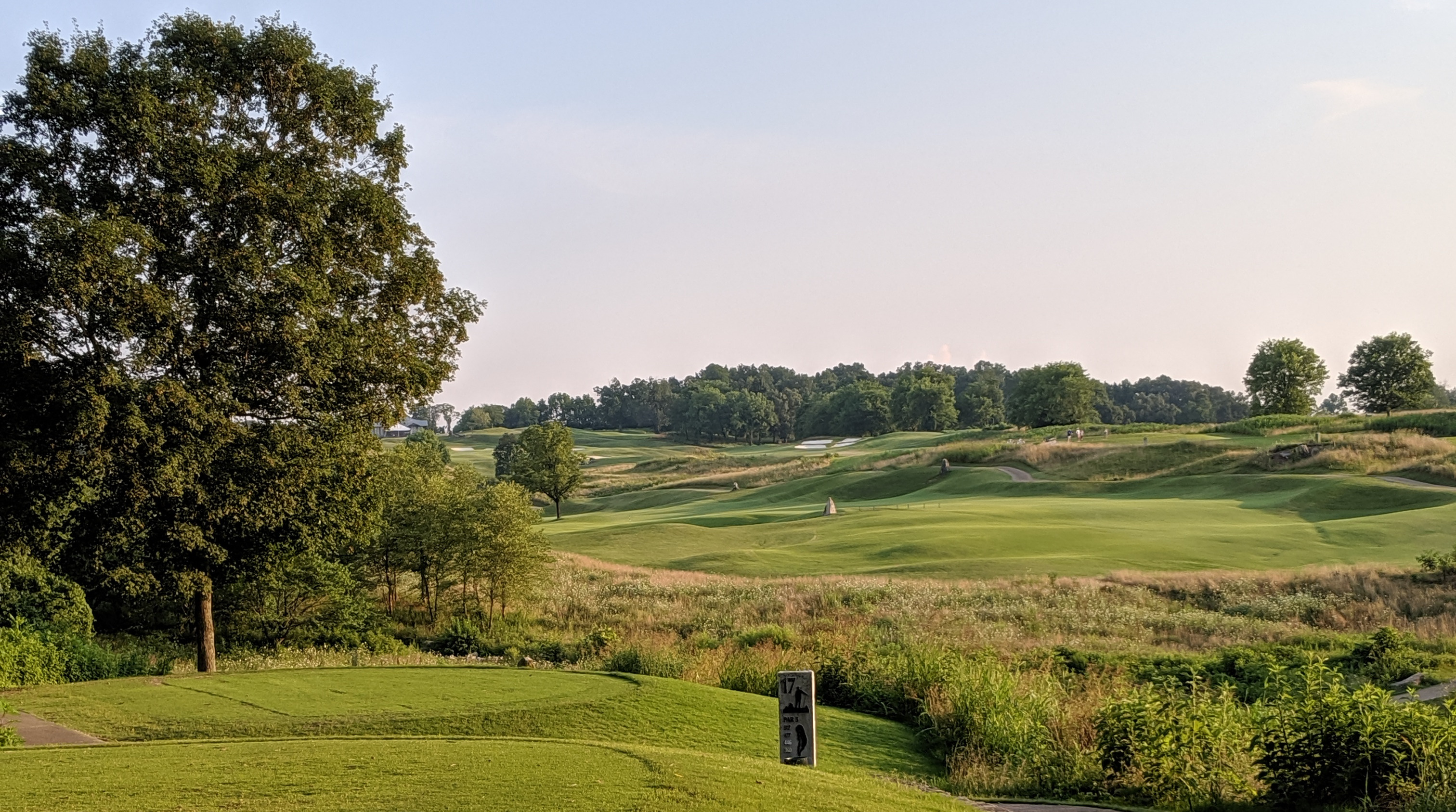 A photo of GreyStone Golf Club from the seventeenth hole.