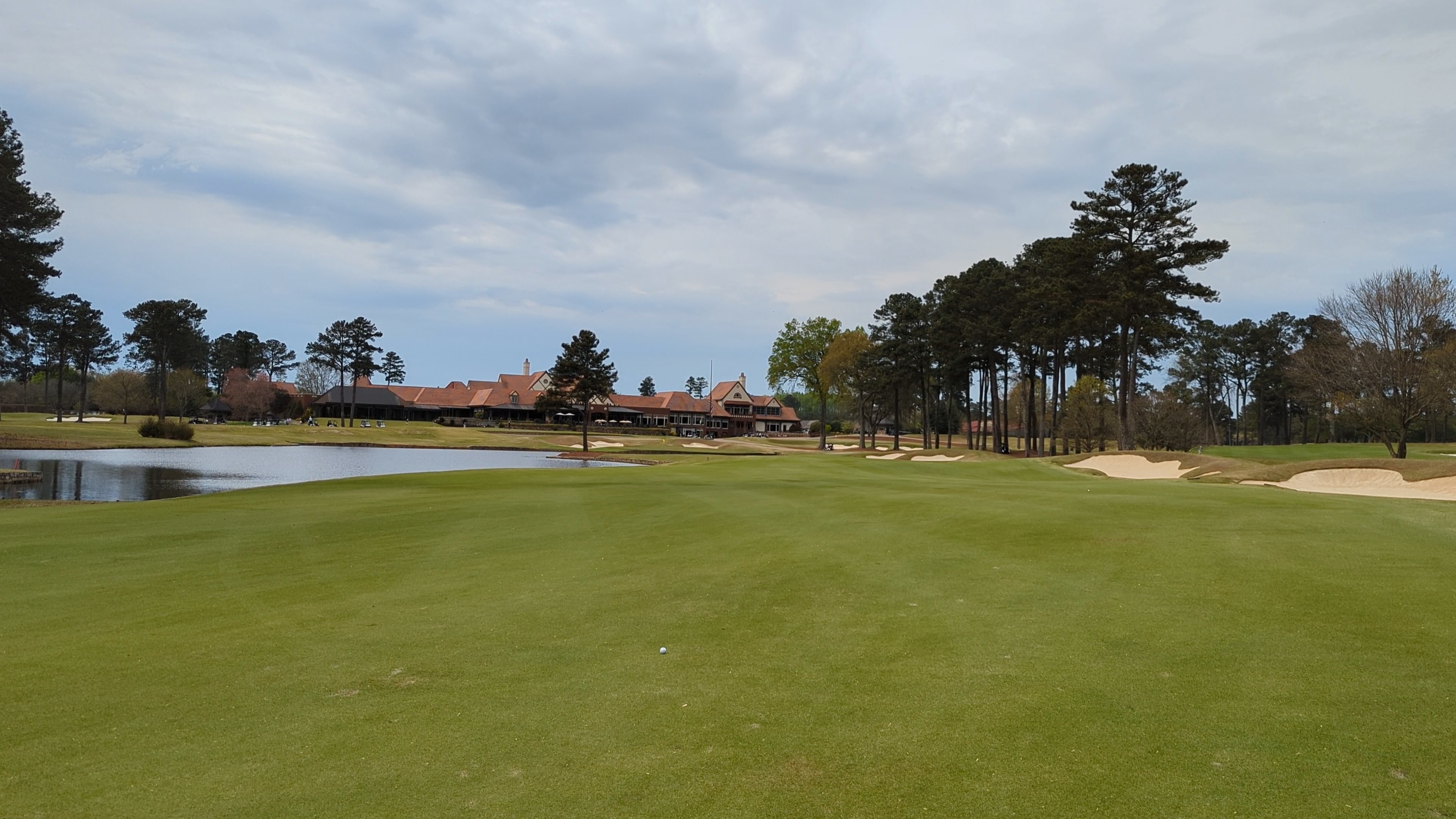 A photo of Atlanta Athletic Club from the eighteenth hole.
