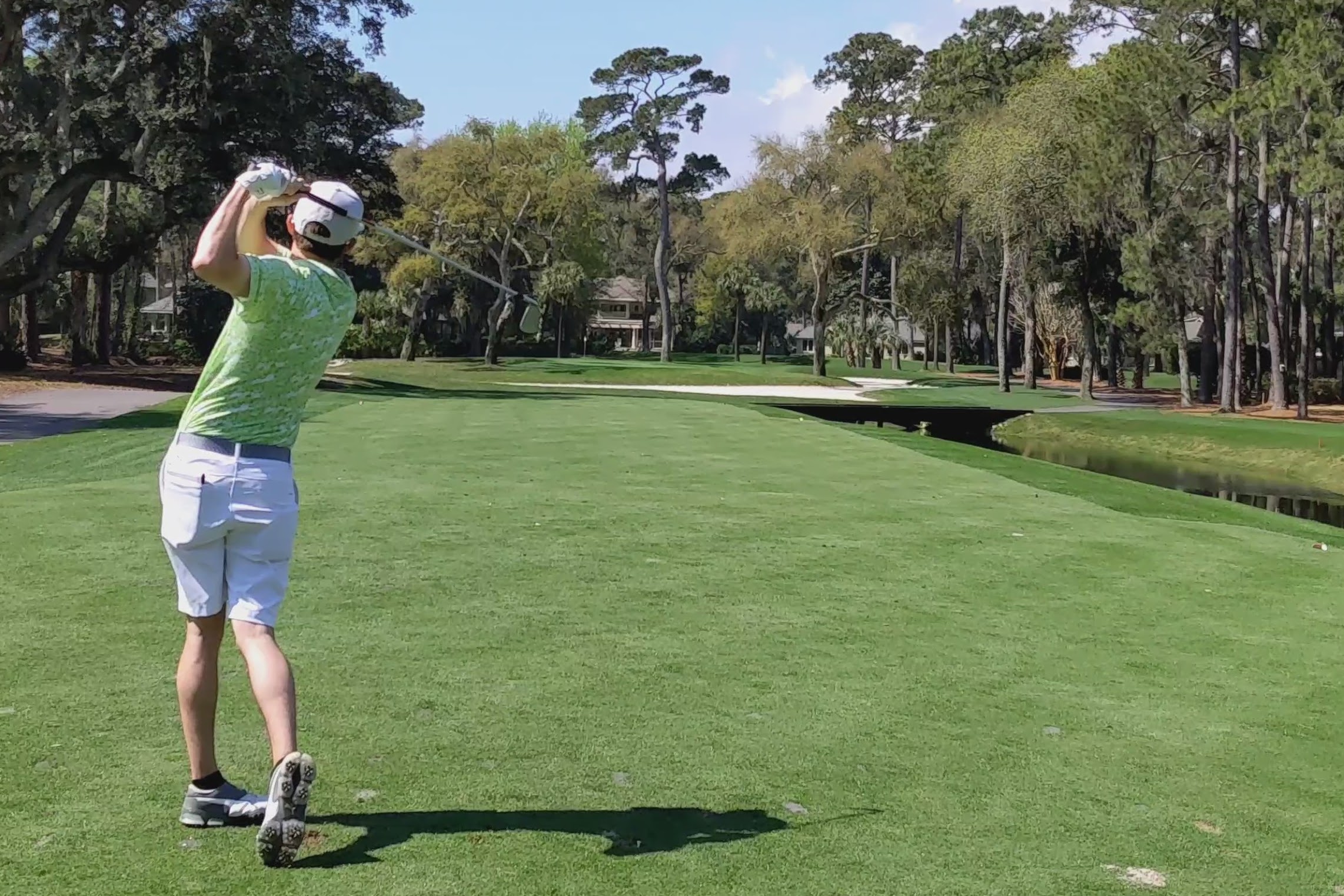 A photo of Harbour Town Golf Links from the seventh hole