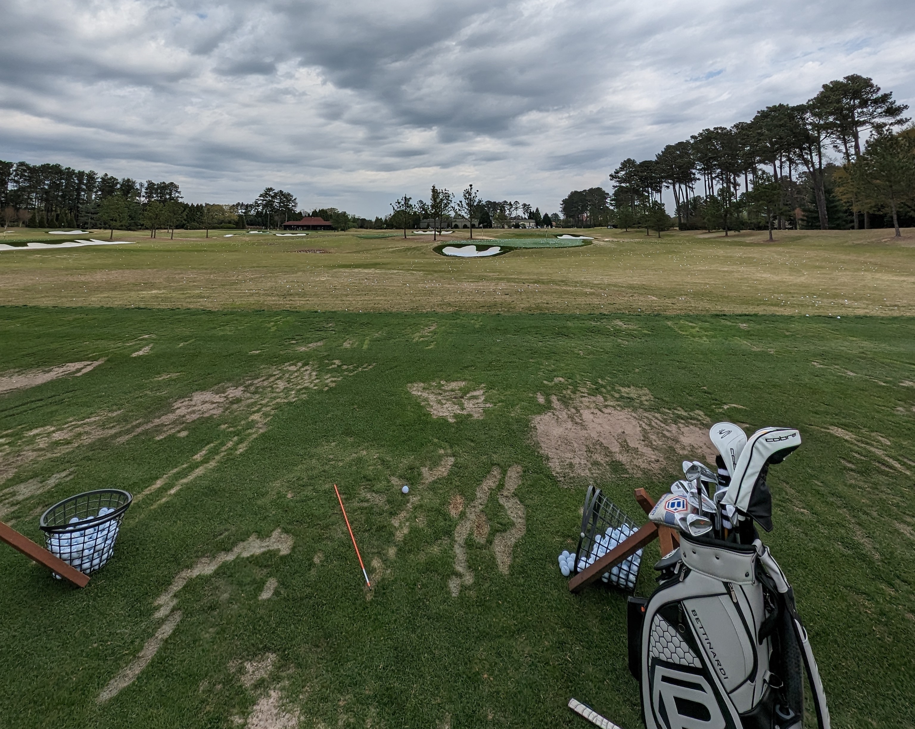 A photo of Atlanta Athletic Club from the driving range.