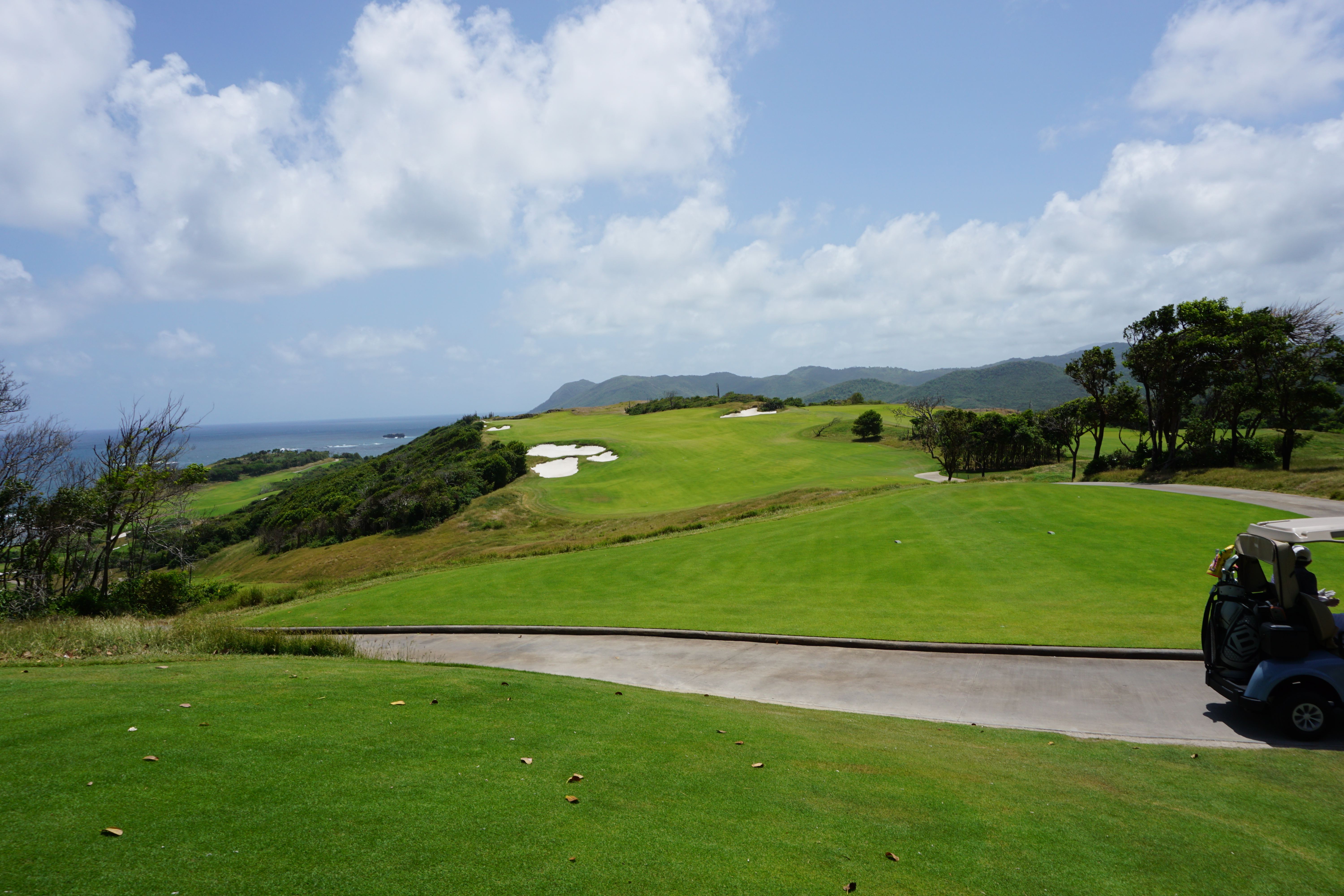The second hole at Point Hardy Golf Club