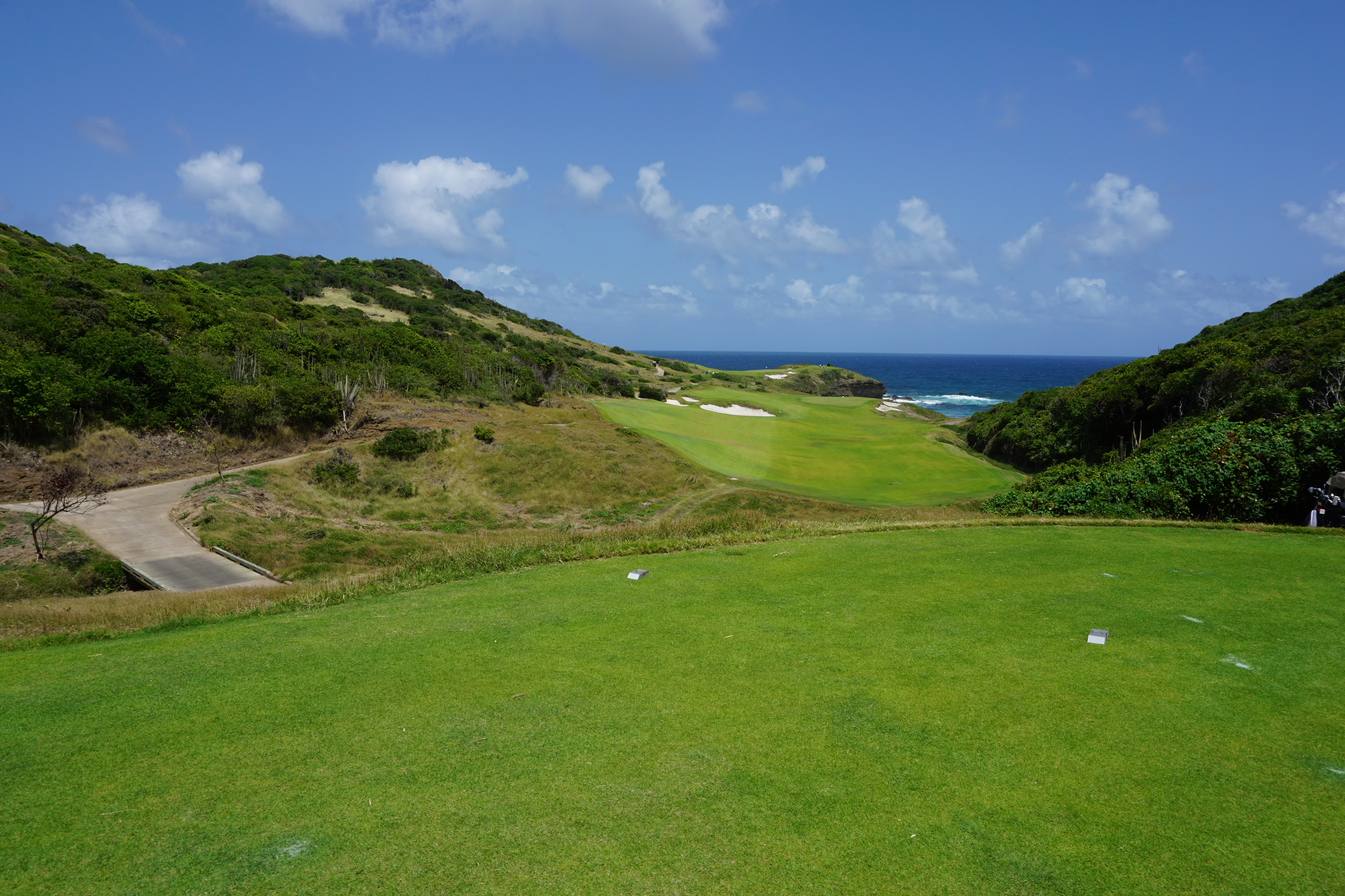The sixth hole at Point Hardy Golf Club