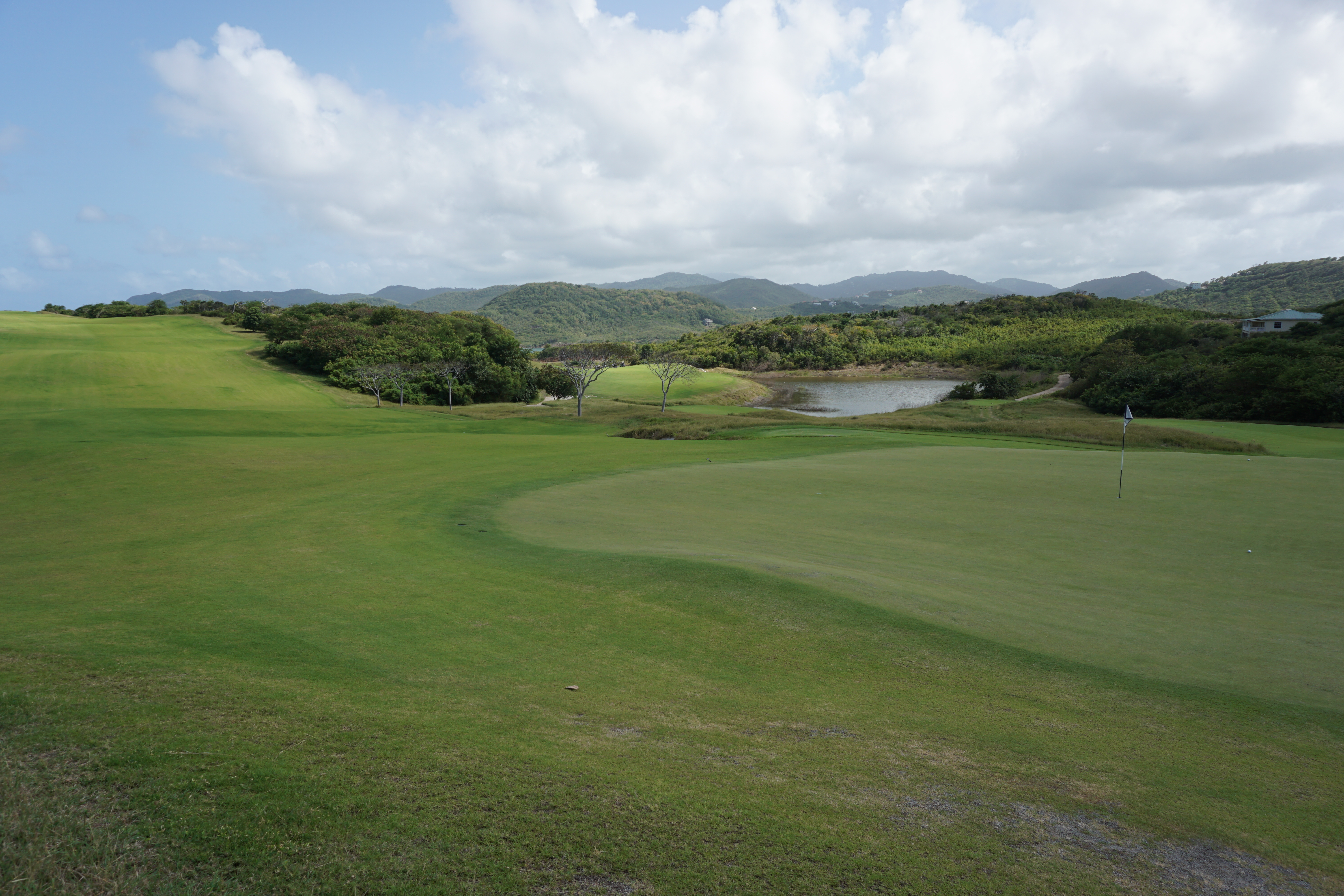 The twelfth hole at Point Hardy Golf Club