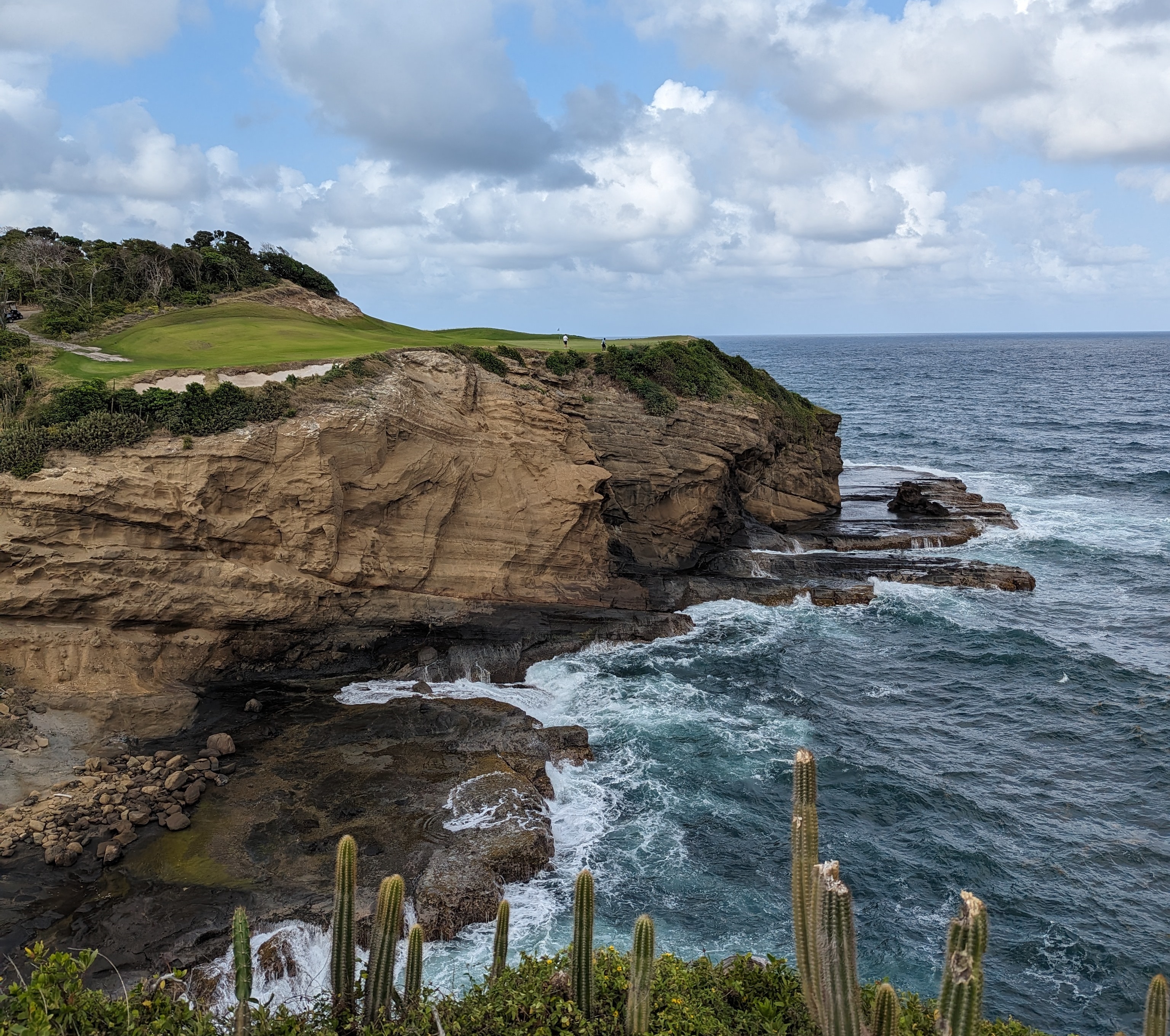 The seventeenth hole at Point Hardy Golf Club