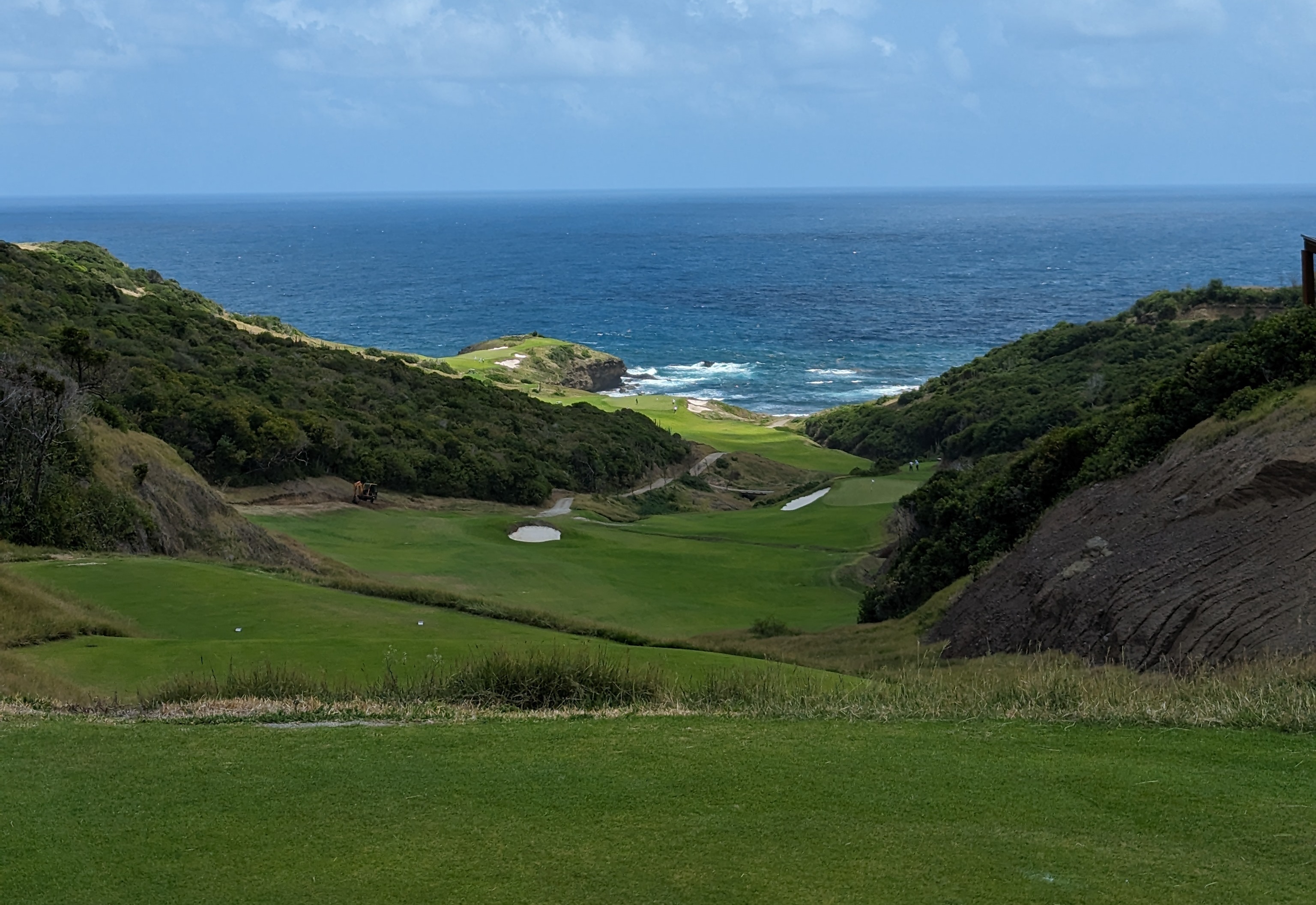 A view from the fifth tee at Point Hardy Golf Club