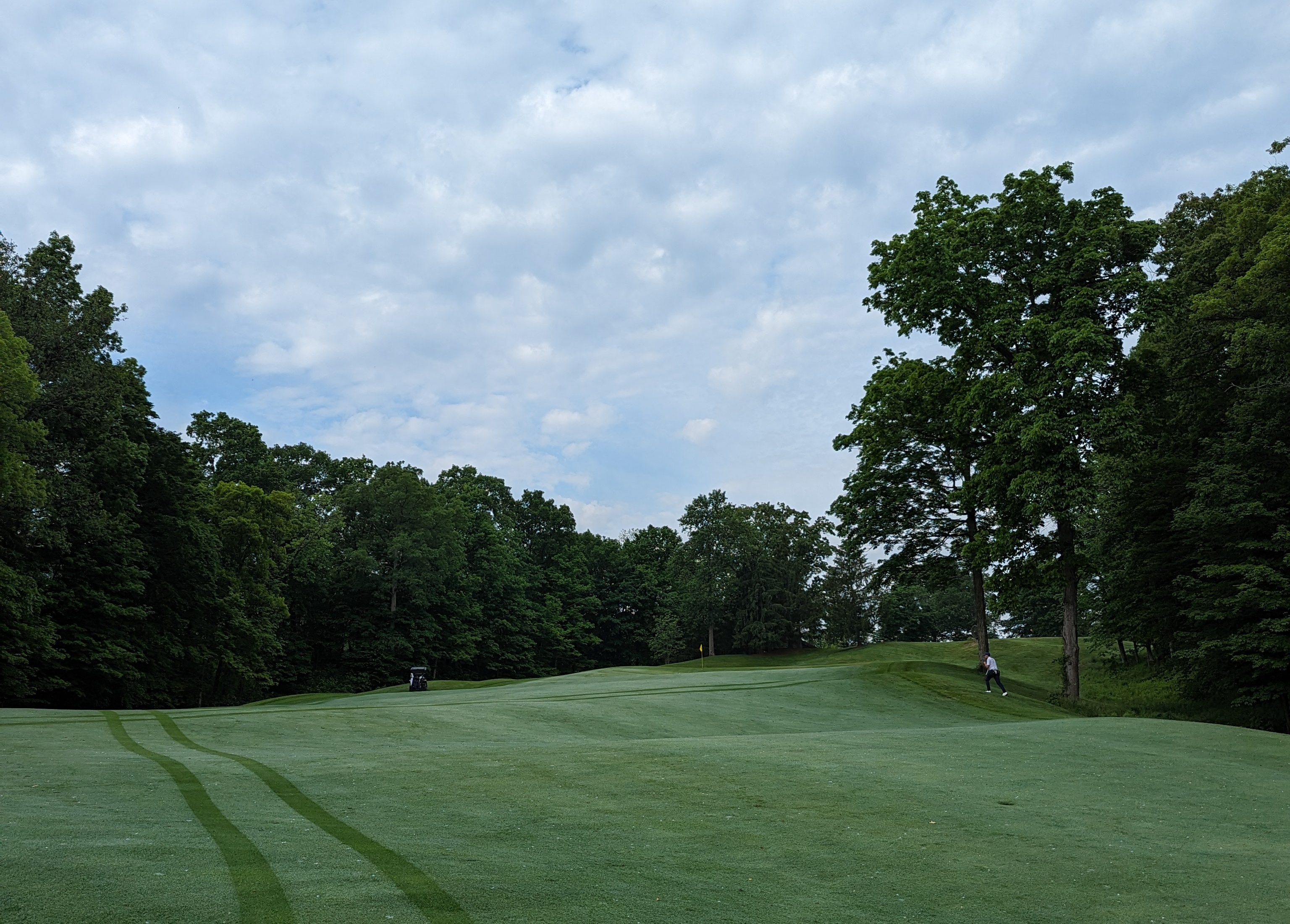 The approach at the fourth hole at Canyata Golf Club