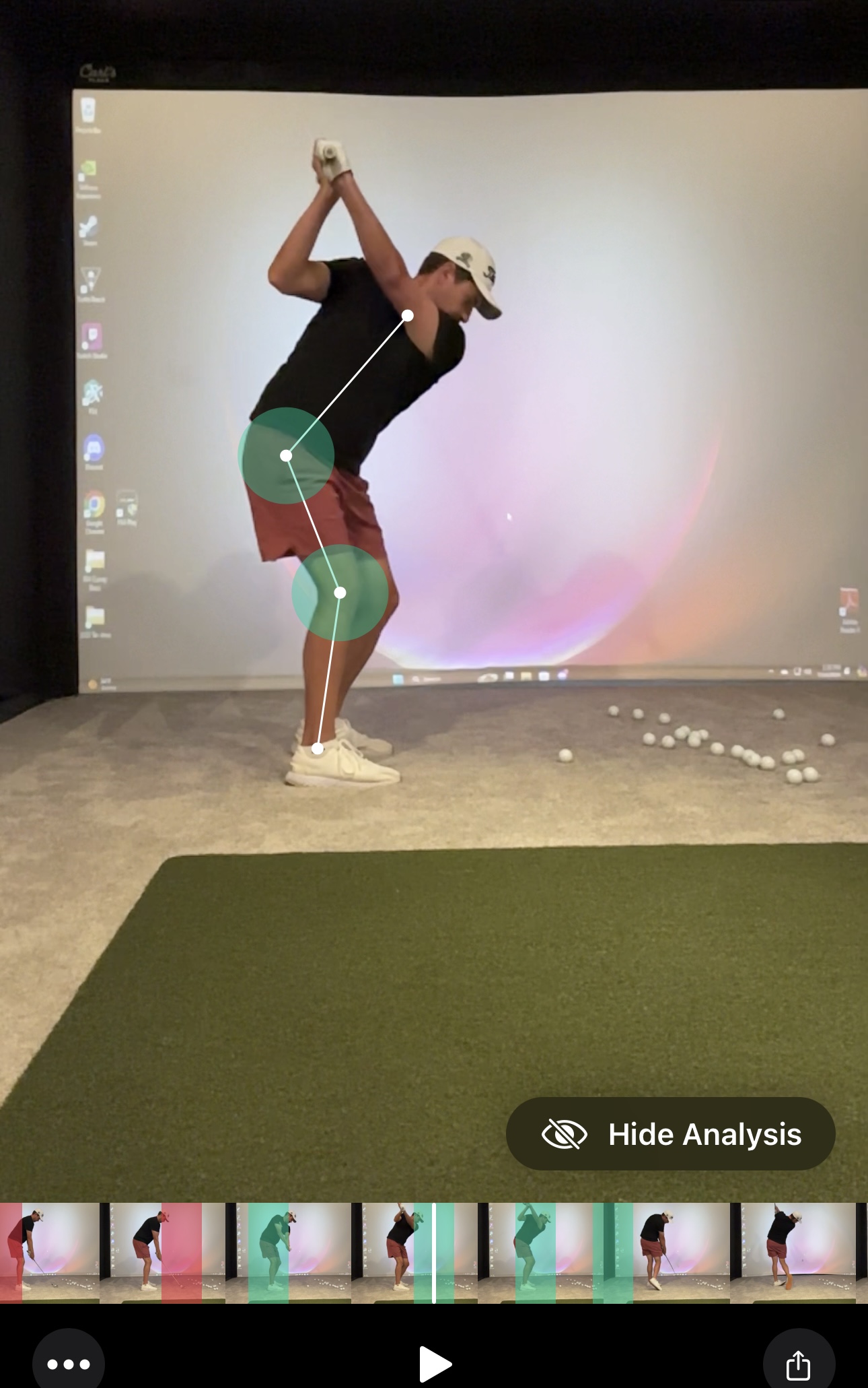 Screen from Sparrow Golf