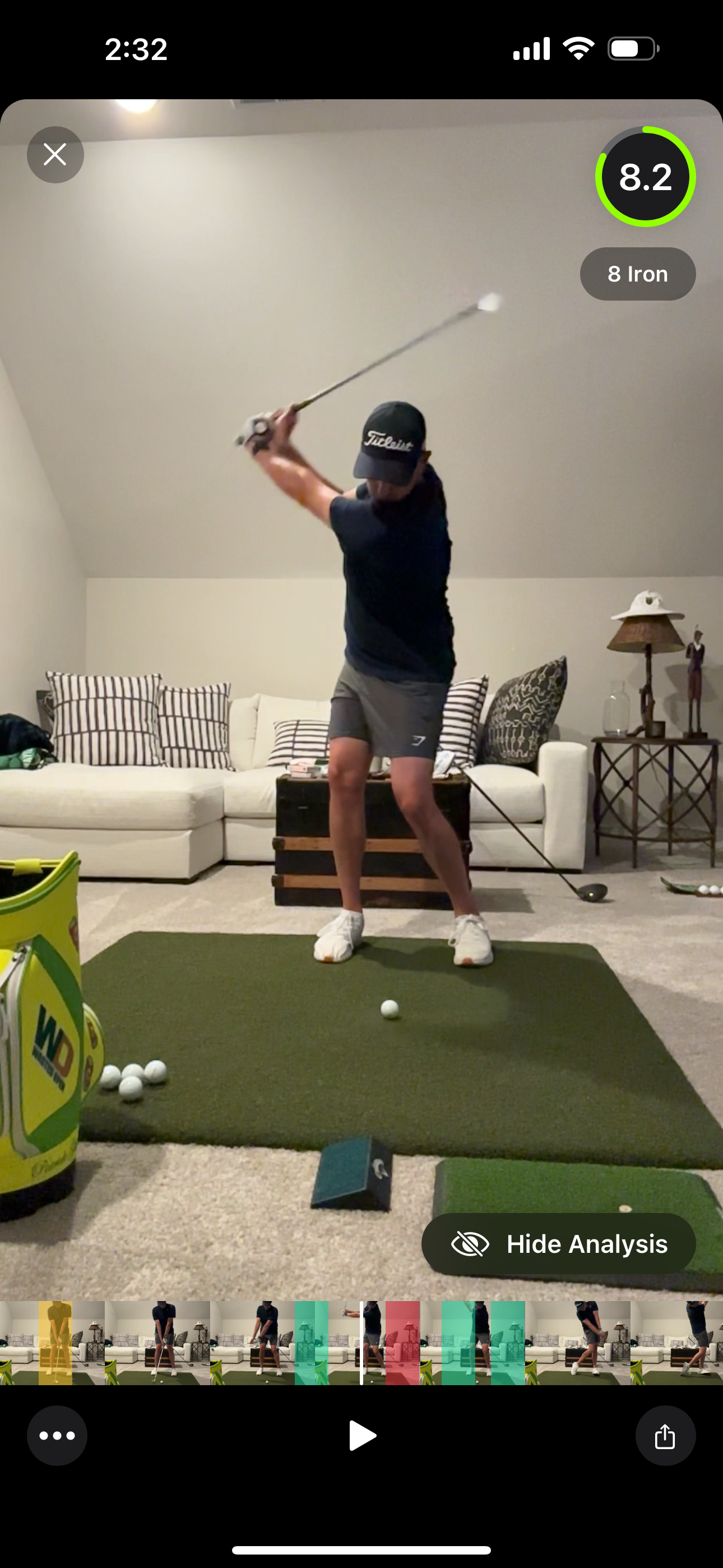 Screen from Sparrow Golf