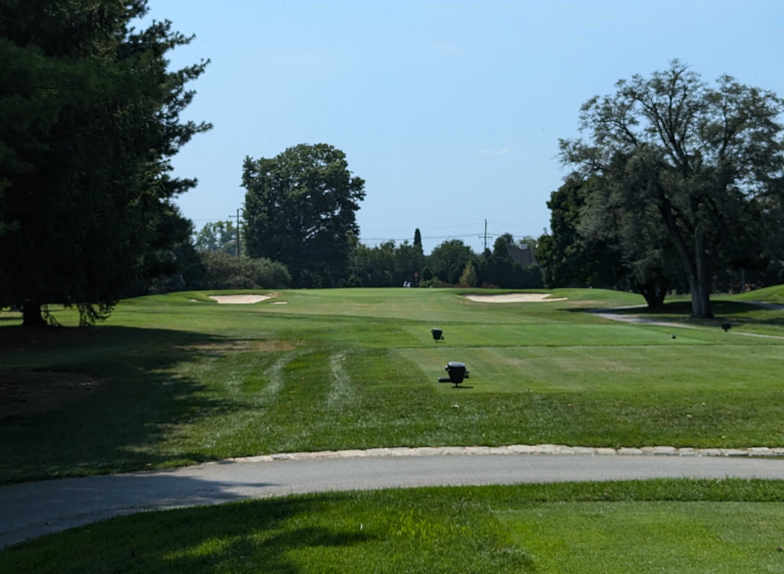 The second hole at Big Spring Country Club