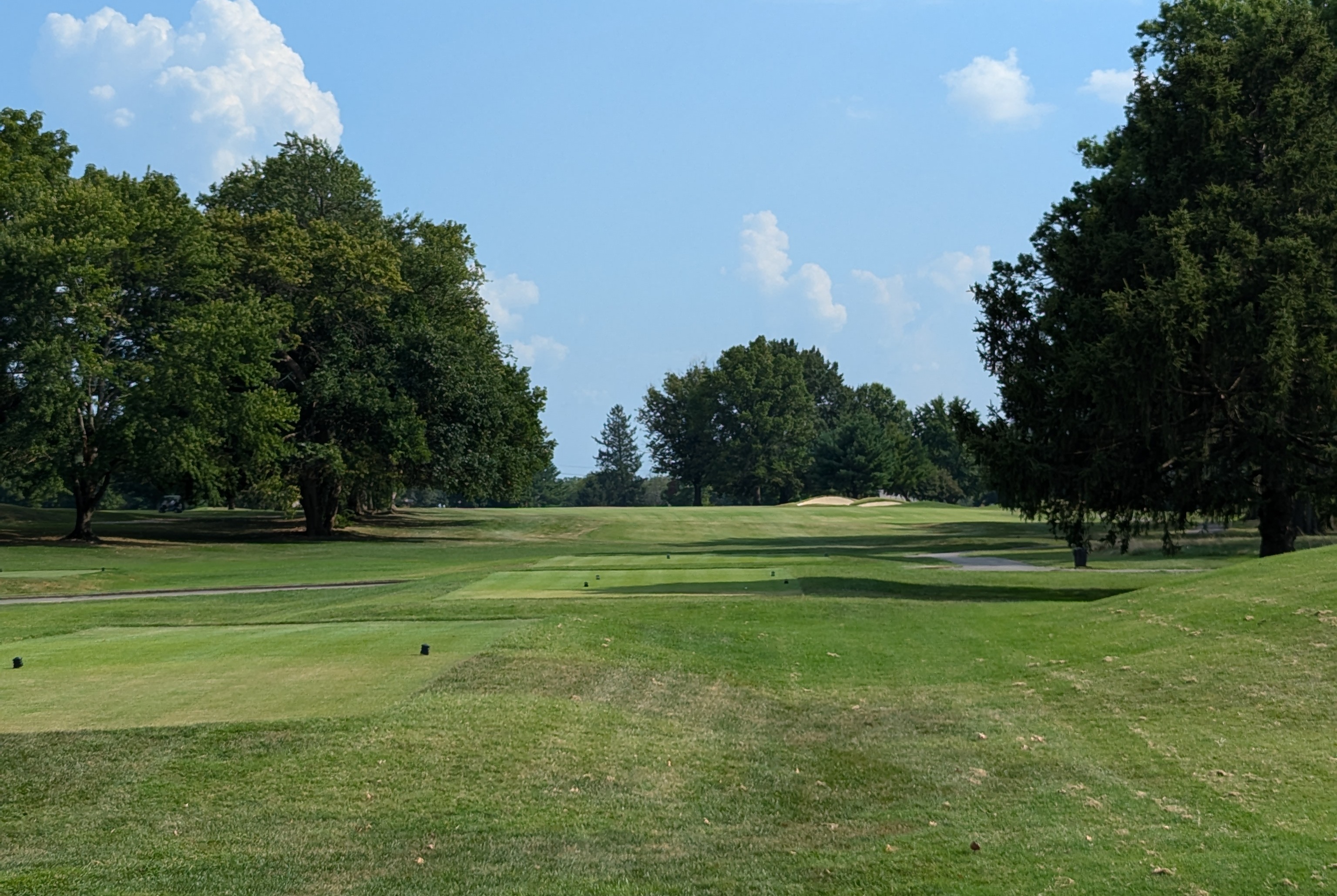 The tee shot at the tenth hole at Big Spring Country Club