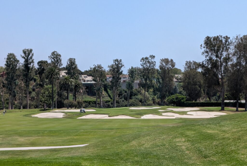 The tenth hole at the Riviera Country Club