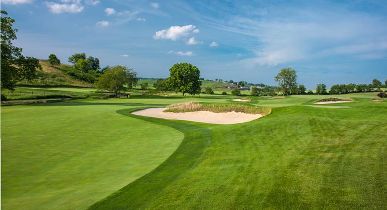 The eighth hole at The Olde Farm.