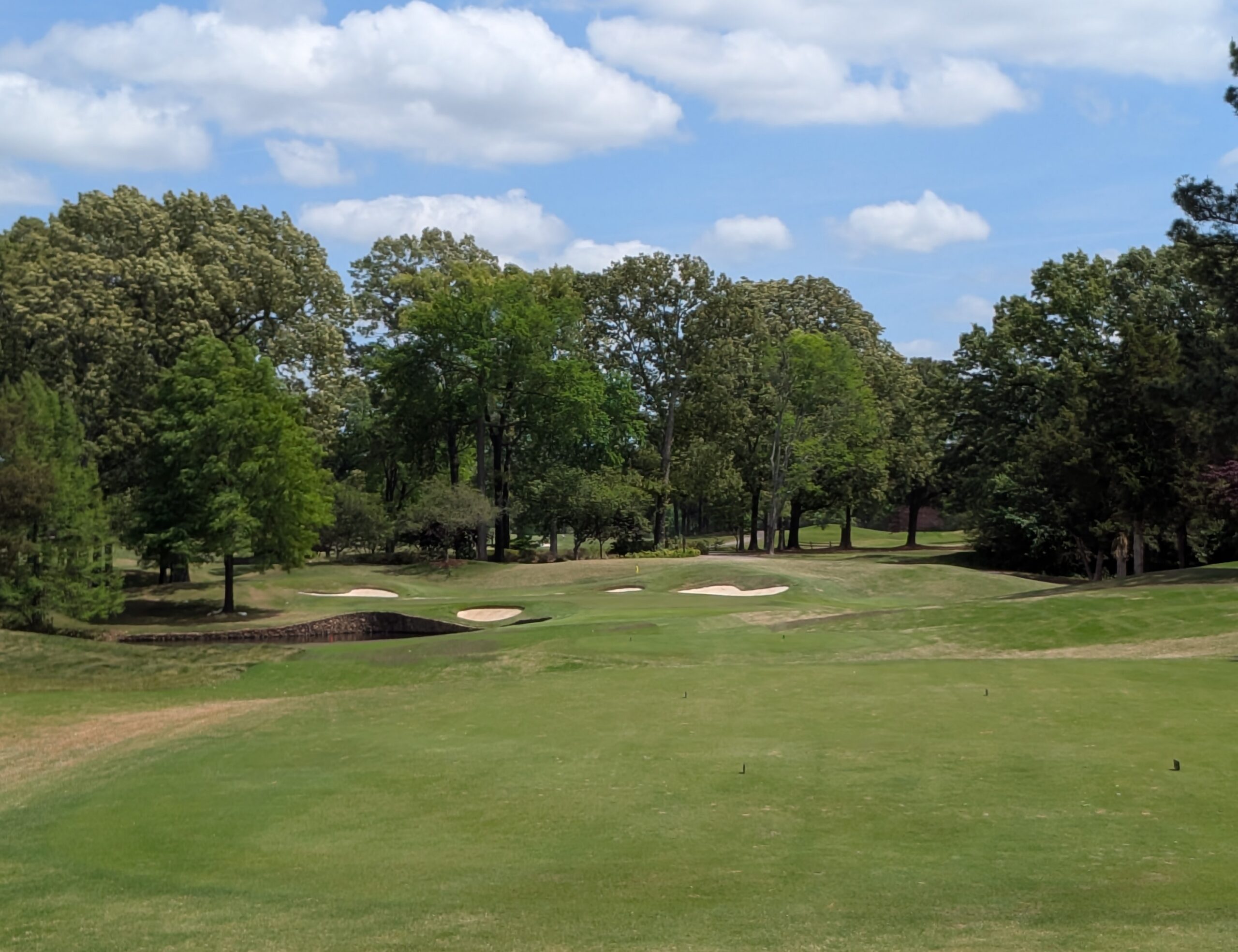 The fourth hole at TPC Southwind