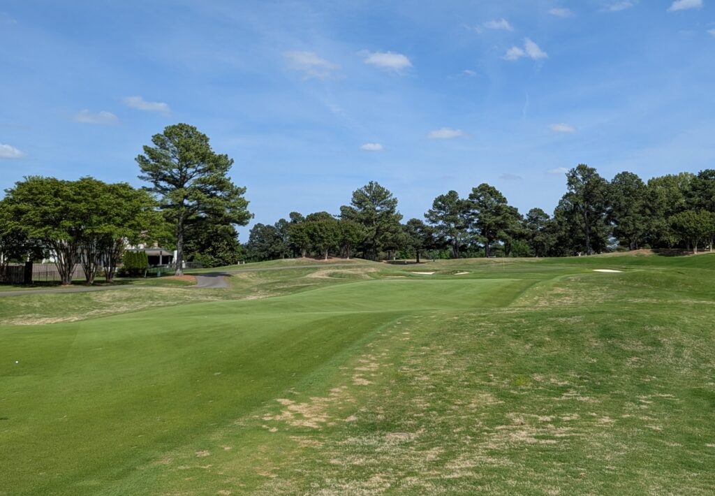 The thirteenth hole at TPC Southwind