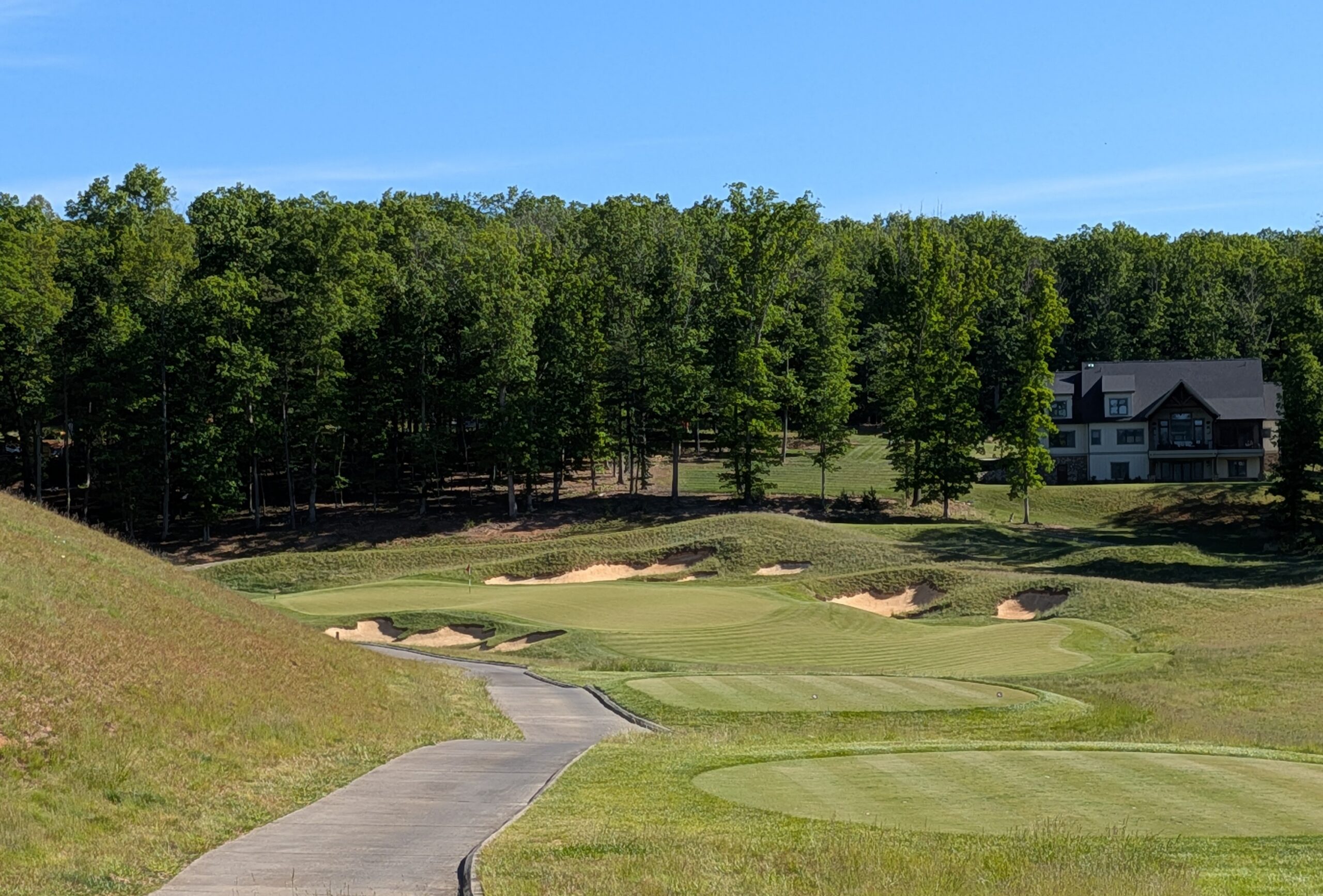 The third hole at Ballyhack Golf Club