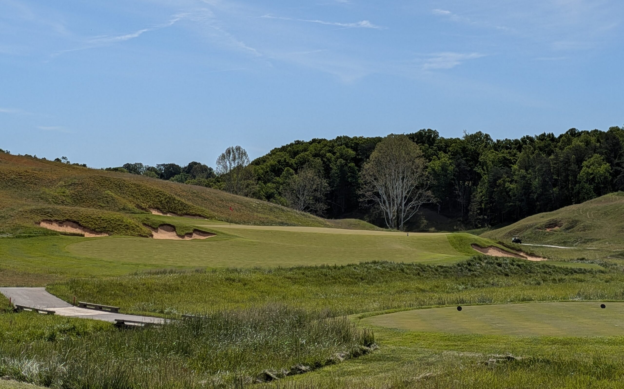 The seventh hole at Ballyhack Golf Club