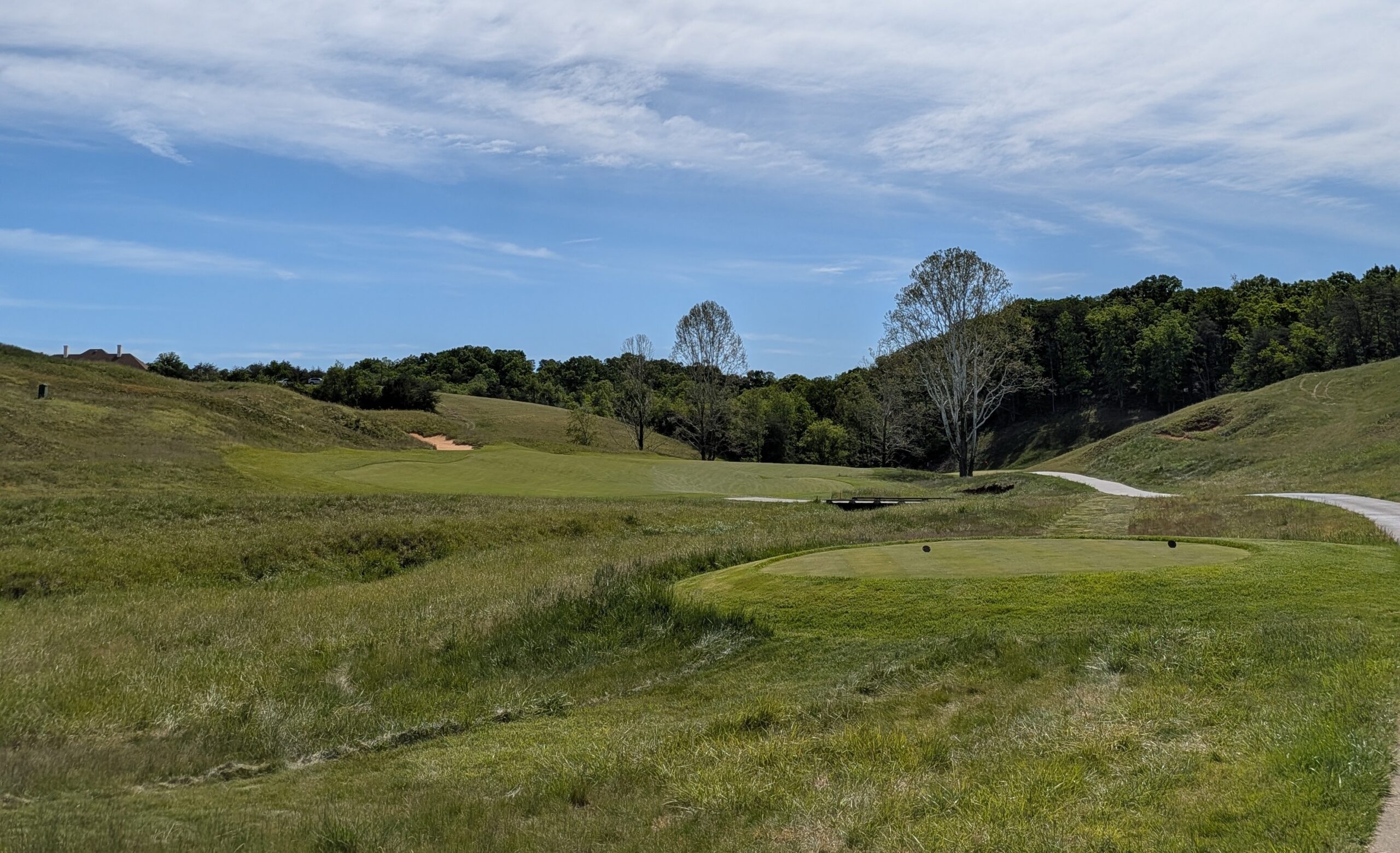 The eighth hole at Ballyhack Golf Club