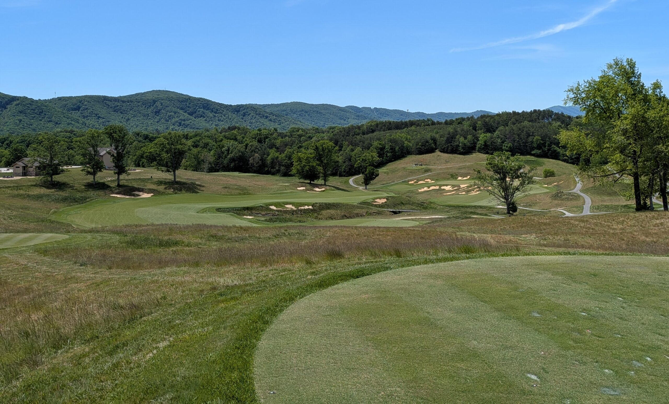 The fifteenth hole at Ballyhack Golf Club
