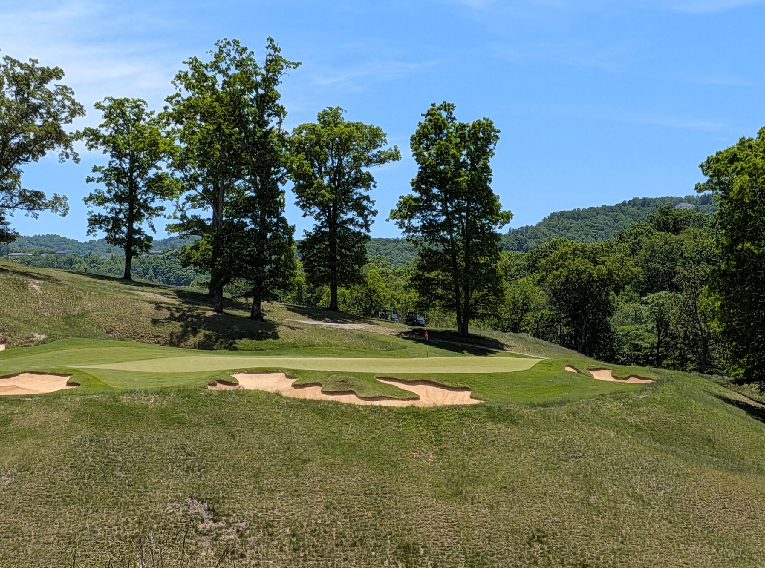 The seventeenth hole at Ballyhack Golf Club