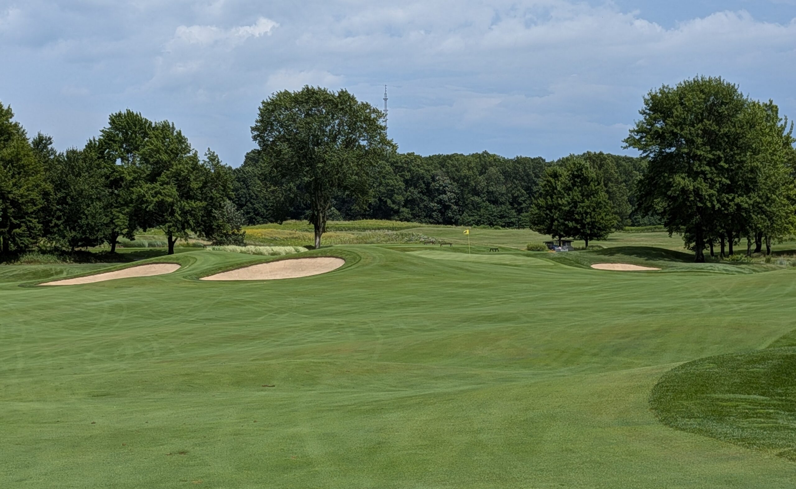 The ninth hole at Double Eagle Club