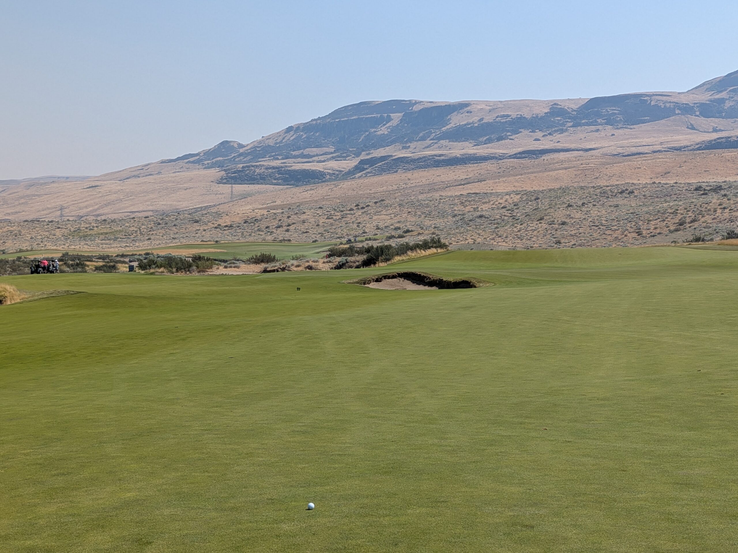 The eleventh hole at Gamble Sands