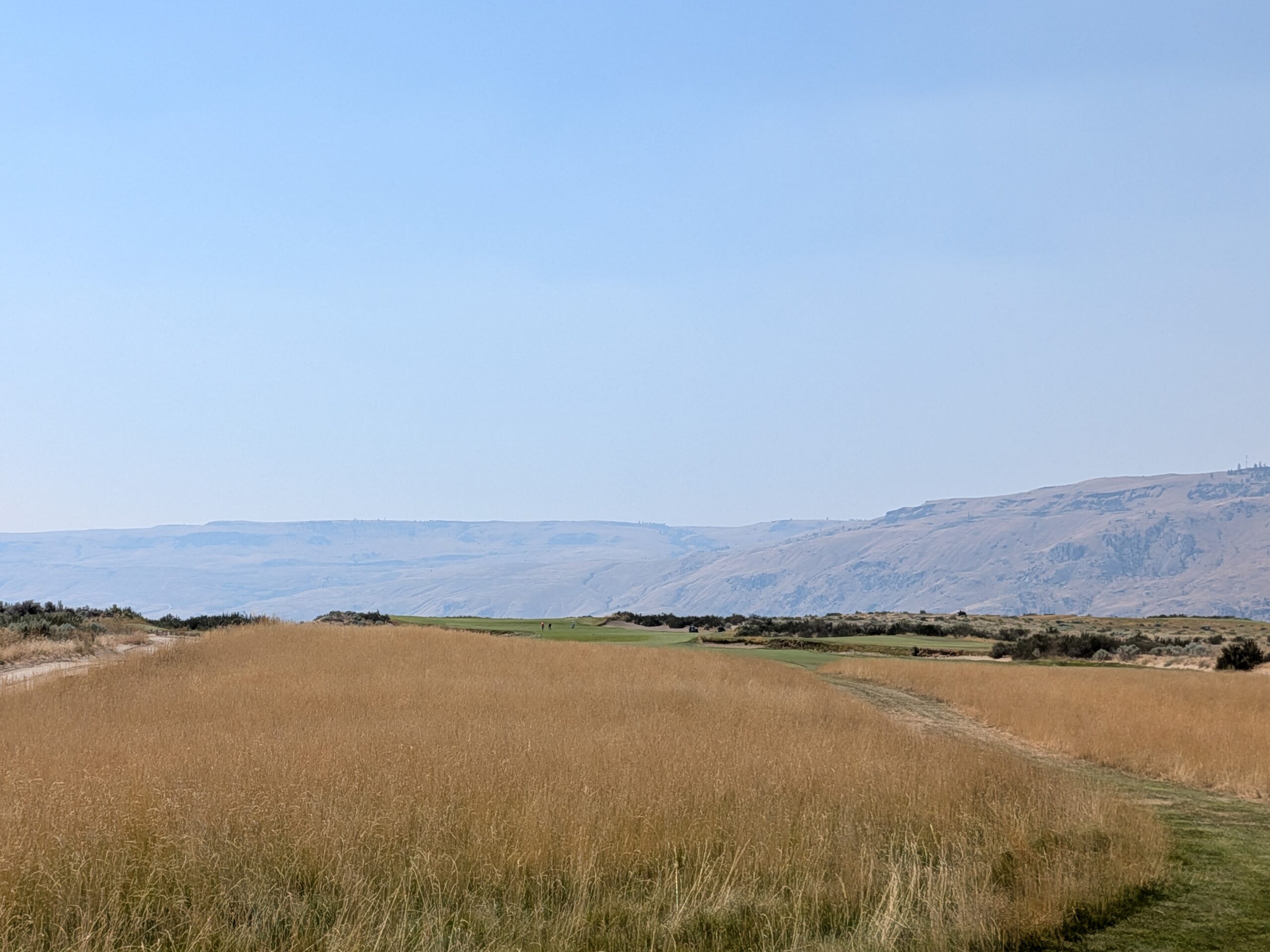 The fifteenth hole at Gamble Sands