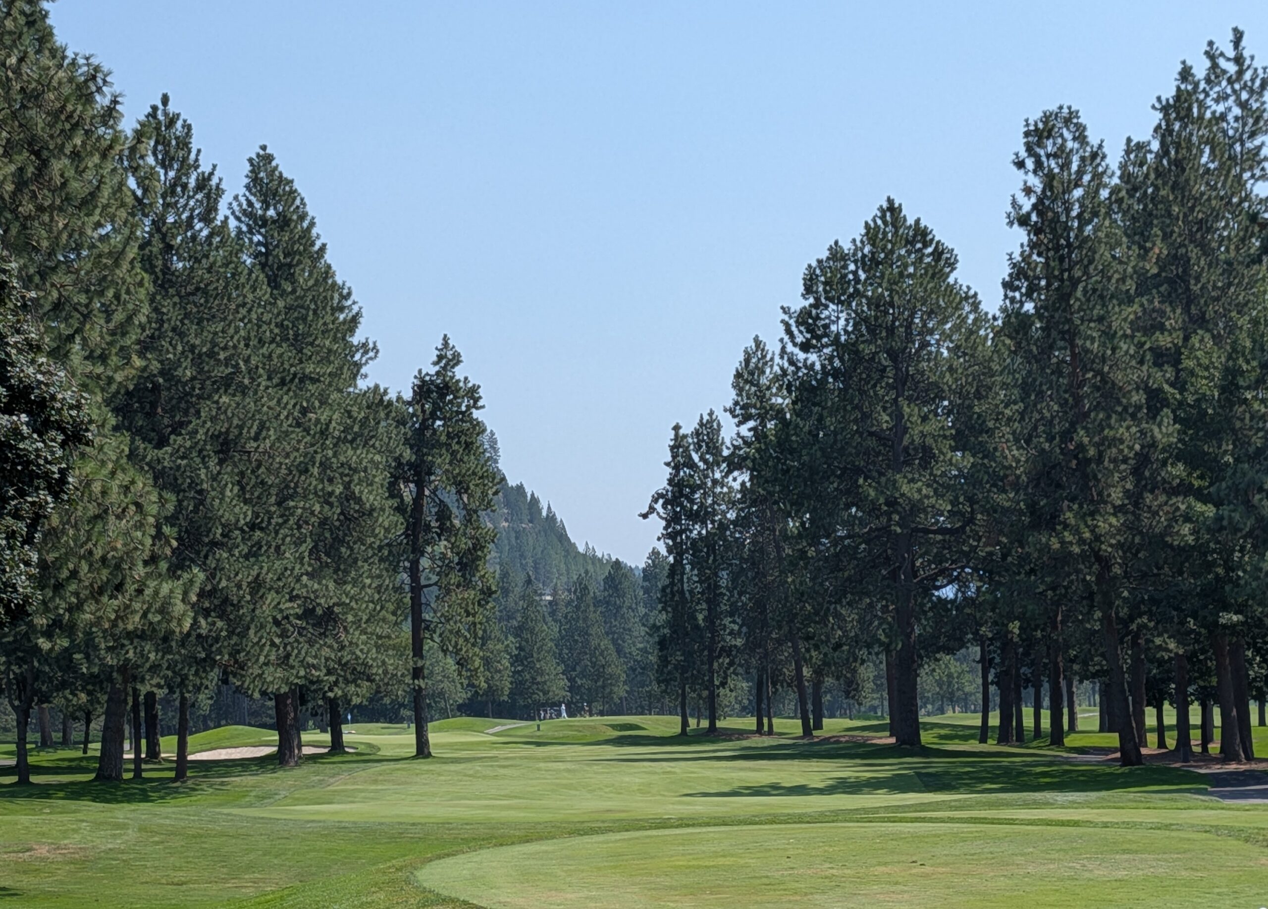 The seventeenth hole at Coeur D'Alene Resort Golf Course