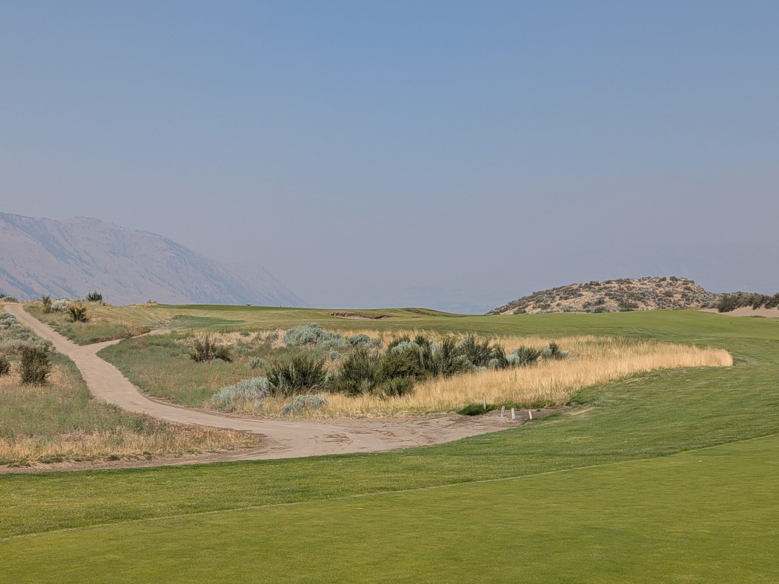 The eighth hole at Gamble Sands